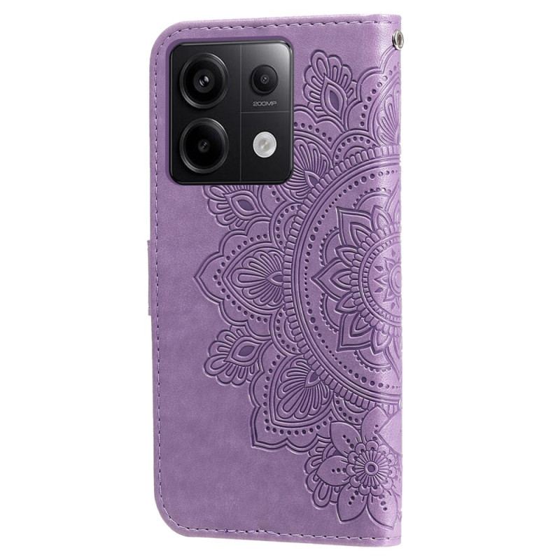 Etui Folio Poco X6 5g Mandala Ze Smyczą