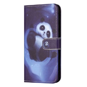 Etui Folio Poco X6 5g Panda Space Z Paskiem