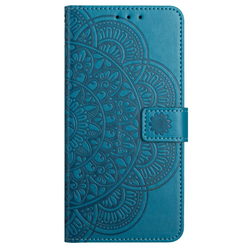 Etui Folio Poco X6 5g Pasek Z Nadrukiem Mandali Etui Ochronne