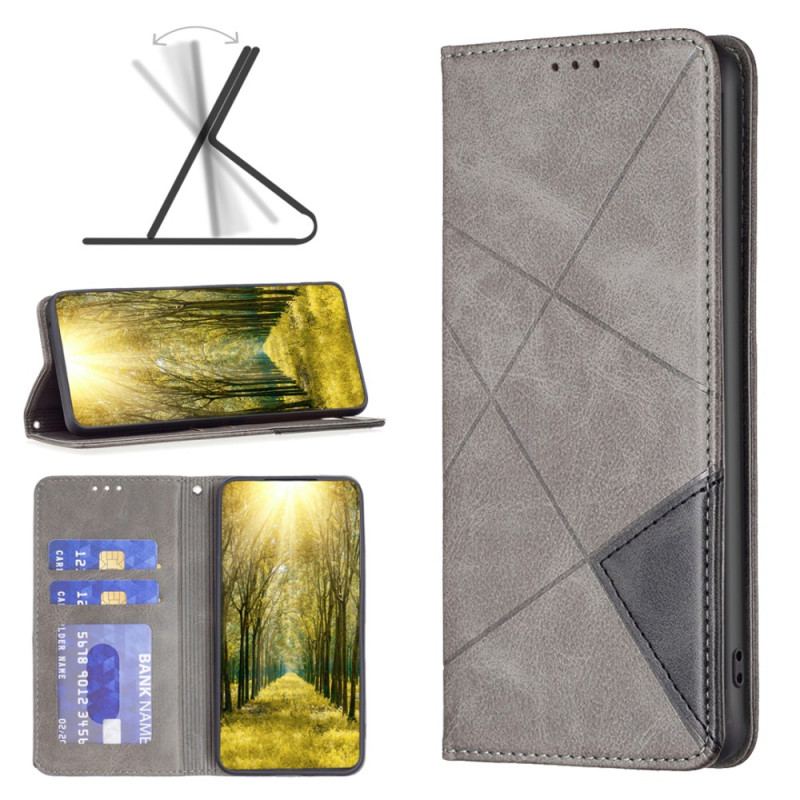 Flip Kotelot Poco X6 5g Wzory Geometryczne Etui Ochronne