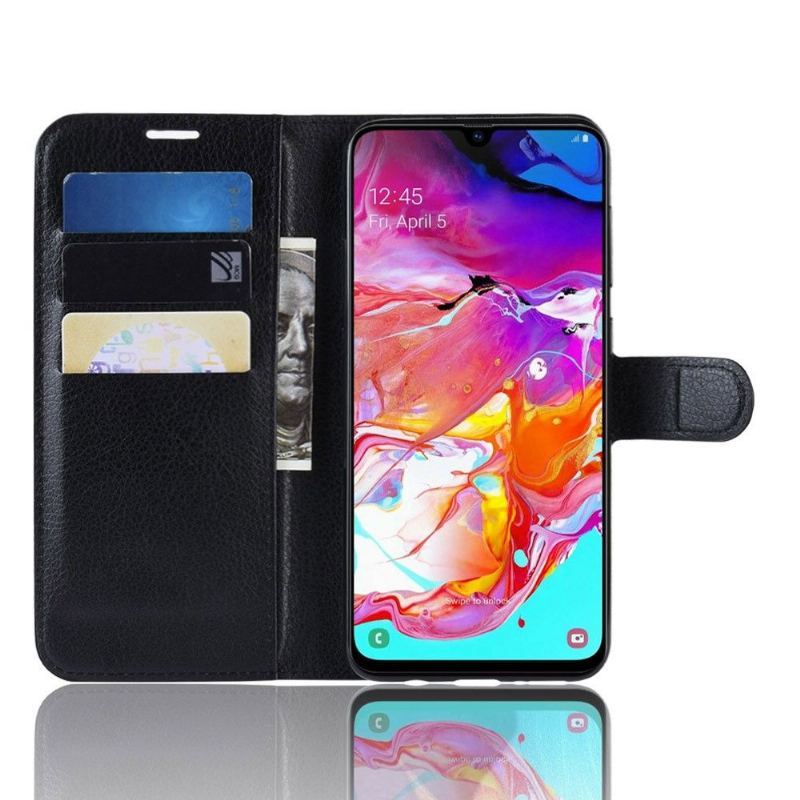 Case do Samsung Galaxy A70 Skórzane Etui Na Karty W Stylu