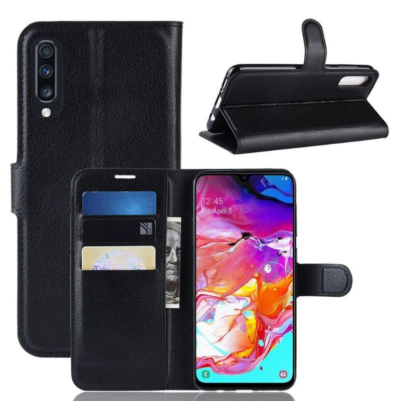 Case do Samsung Galaxy A70 Skórzane Etui Na Karty W Stylu