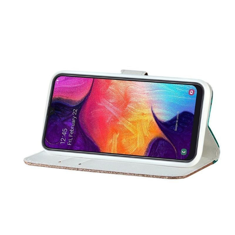 Etui do Samsung Galaxy A70 Anti-fall Efekt Glamour Krokodyla