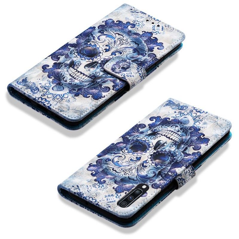 Etui Folio do Samsung Galaxy A70 Calavera Wzór