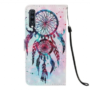 Etui Folio do Samsung Galaxy A70 Classic Dream Catcher Posiadacz Karty