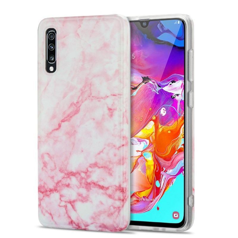 Futerały do Samsung Galaxy A70 Marmurowy