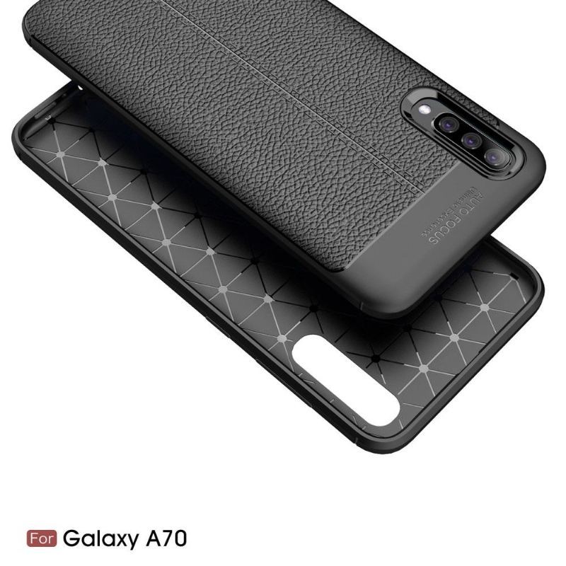 Futerały do Samsung Galaxy A70 Żel Wykończeniowy Ze Sztucznej Skóry