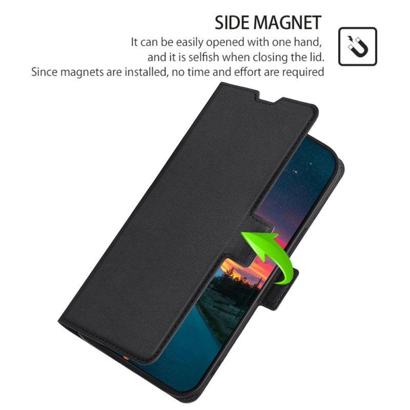 Etui Folio do Xiaomi 12T / 12T Pro Bardzo Cienka Sztuczna Skóra