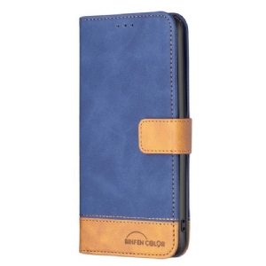 Etui Folio do Xiaomi 12T / 12T Pro Dwukolorowy Kolor Binfen