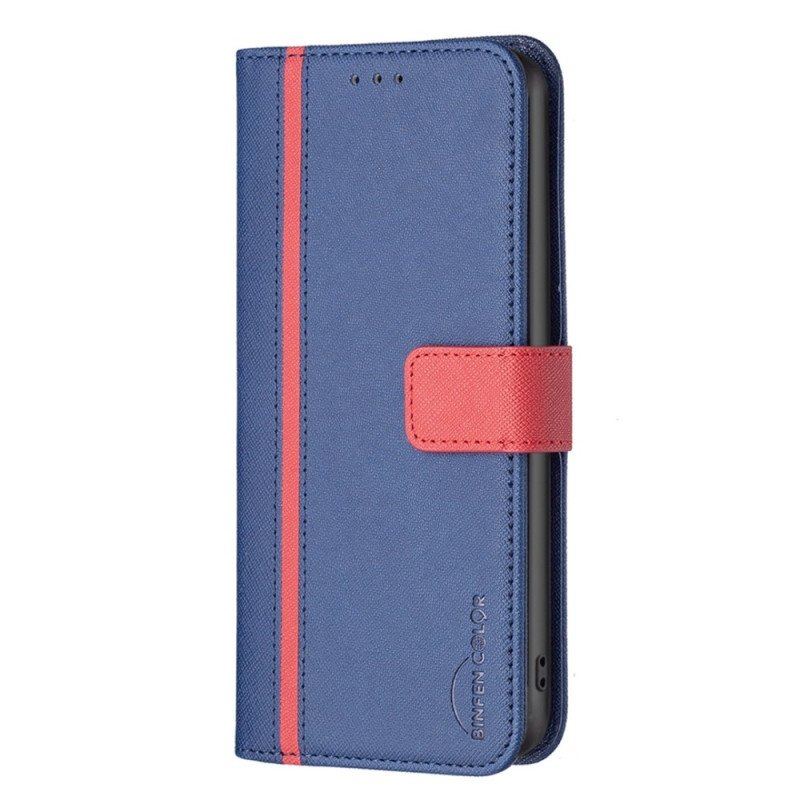 Etui Folio do Xiaomi 12T / 12T Pro Dwukolorowy Kolor Binfen