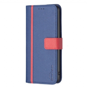 Etui Folio do Xiaomi 12T / 12T Pro Dwukolorowy Kolor Binfen