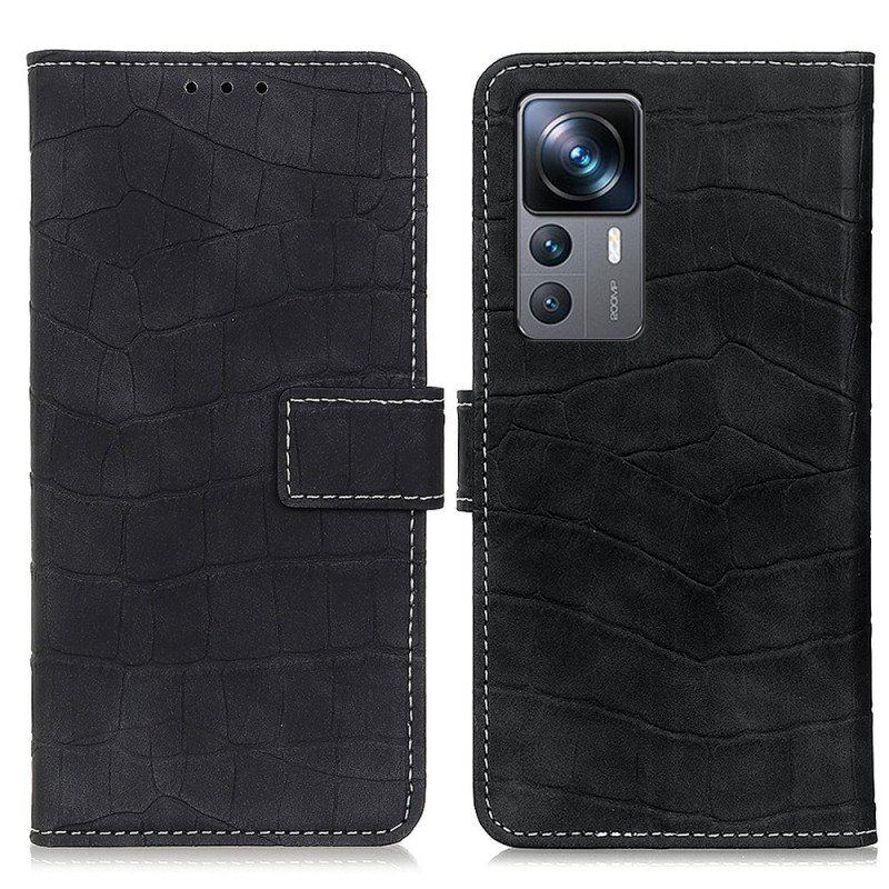 Etui Folio do Xiaomi 12T / 12T Pro Krokodyl