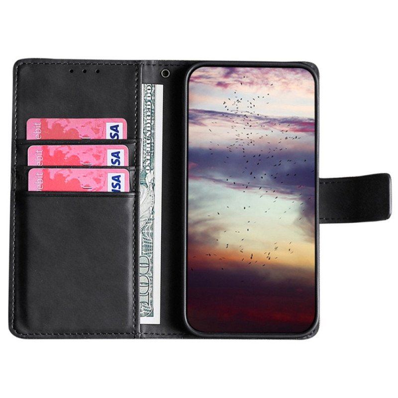 Etui Folio do Xiaomi 12T / 12T Pro Krokodyl Dotykający Skóry