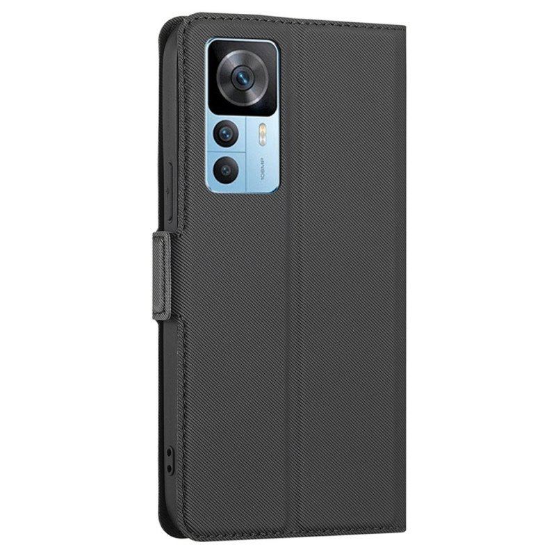 Etui Folio do Xiaomi 12T / 12T Pro Ultra Cienki Dwukolorowy