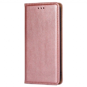 Etui Na Telefon do Xiaomi 12T / 12T Pro Etui Folio Efekt Skóry Lakierowanej