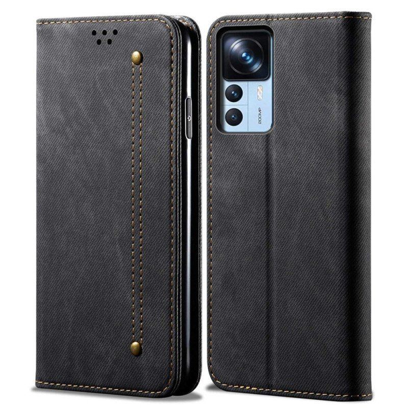 Etui Na Telefon do Xiaomi 12T / 12T Pro Etui Folio Tkanina