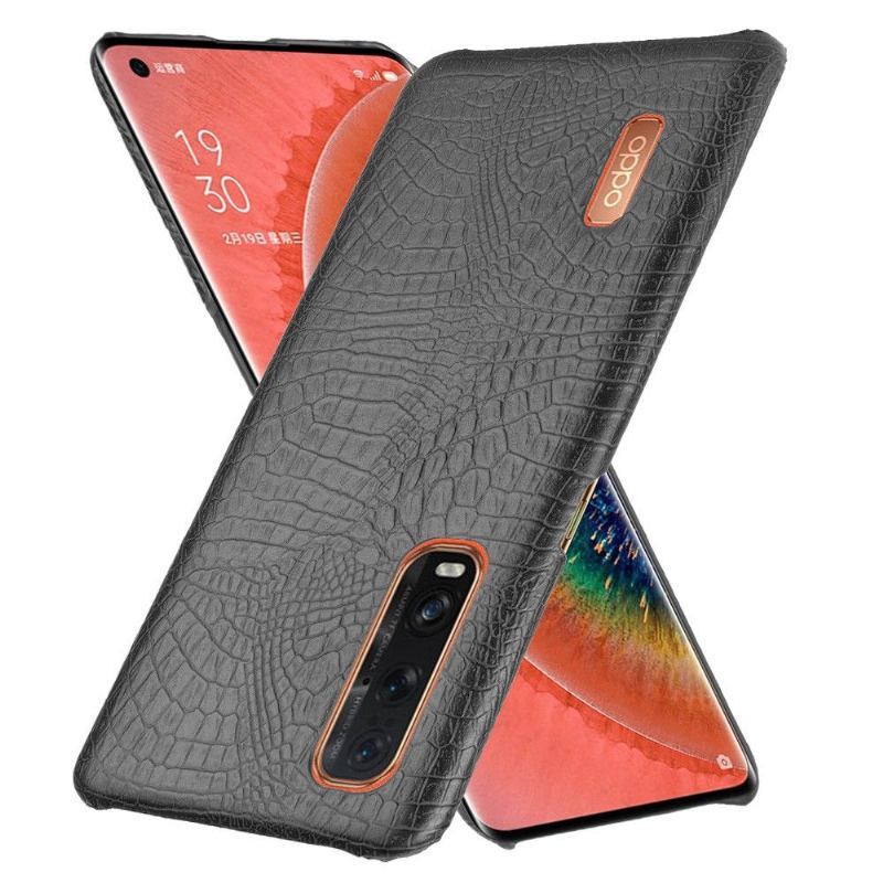 Etui do Oppo Find X2 Pro Classic Croco Efekt Skóry