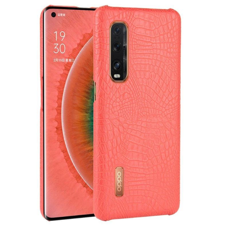 Etui do Oppo Find X2 Pro Classic Croco Efekt Skóry