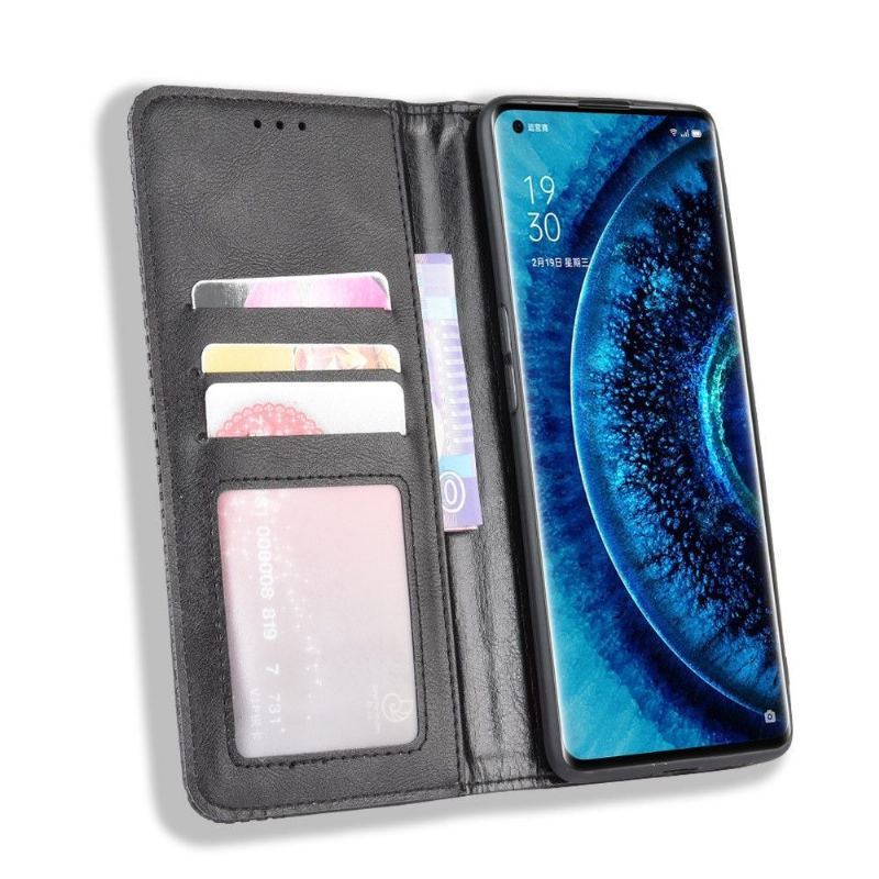 Etui Folio do Oppo Find X2 Pro Cirénius Style Skóra