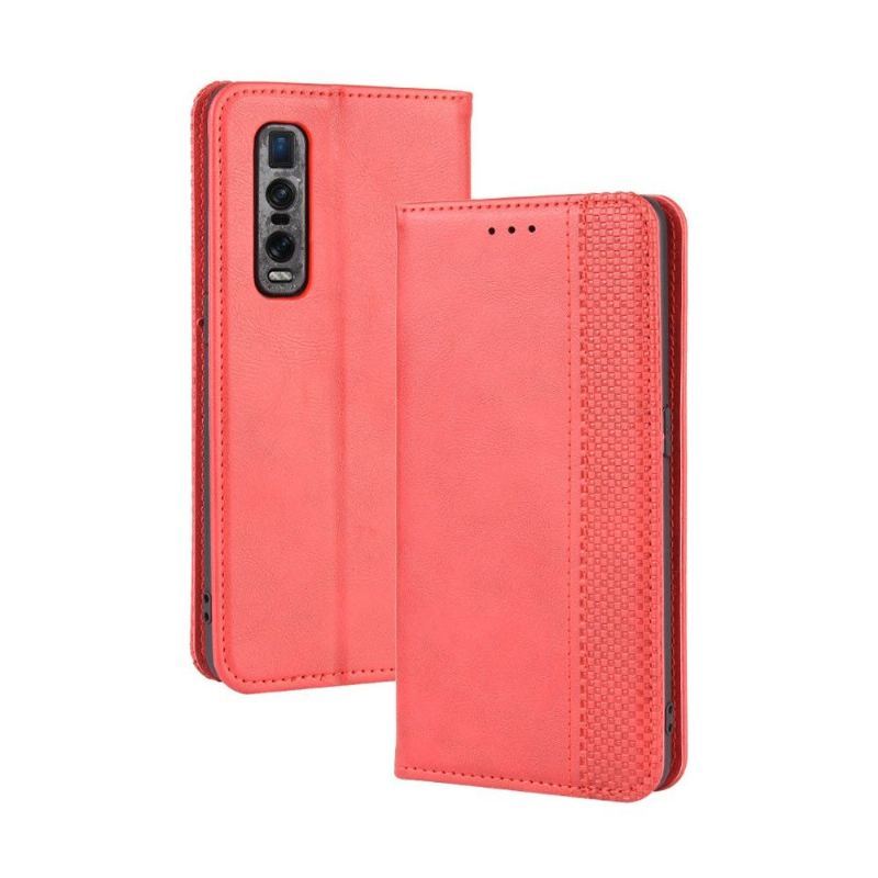 Etui Folio do Oppo Find X2 Pro Cirénius Style Skóra