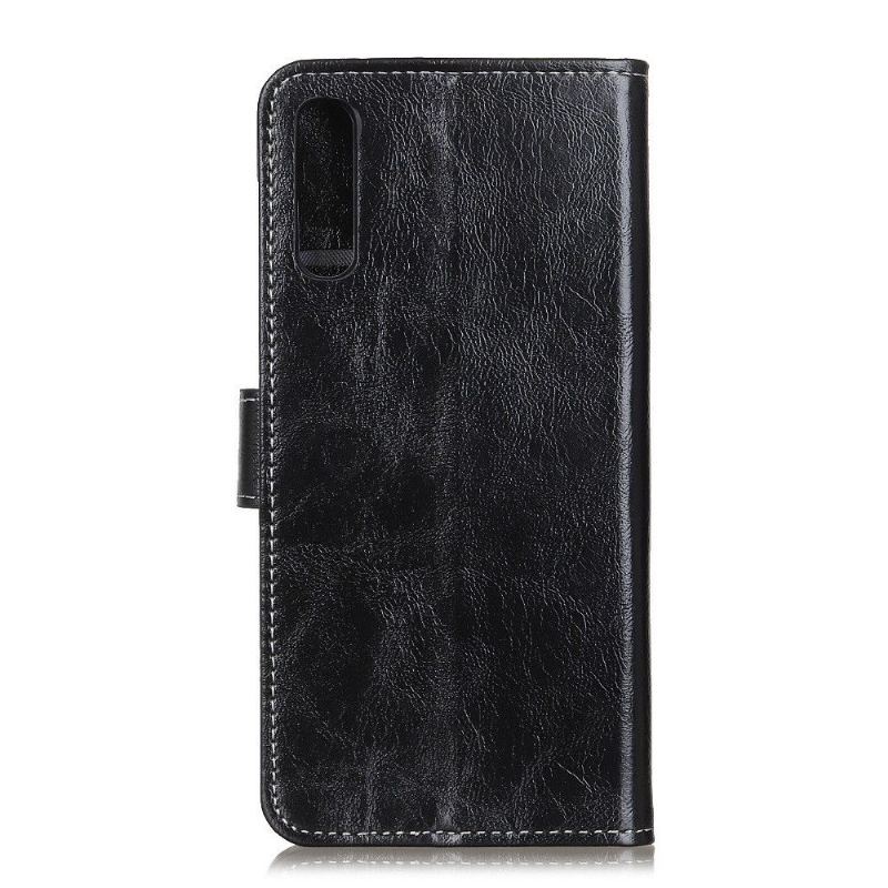 Etui Folio do Oppo Find X2 Pro Classic Luksusowe Szwy Z Efektem Skóry