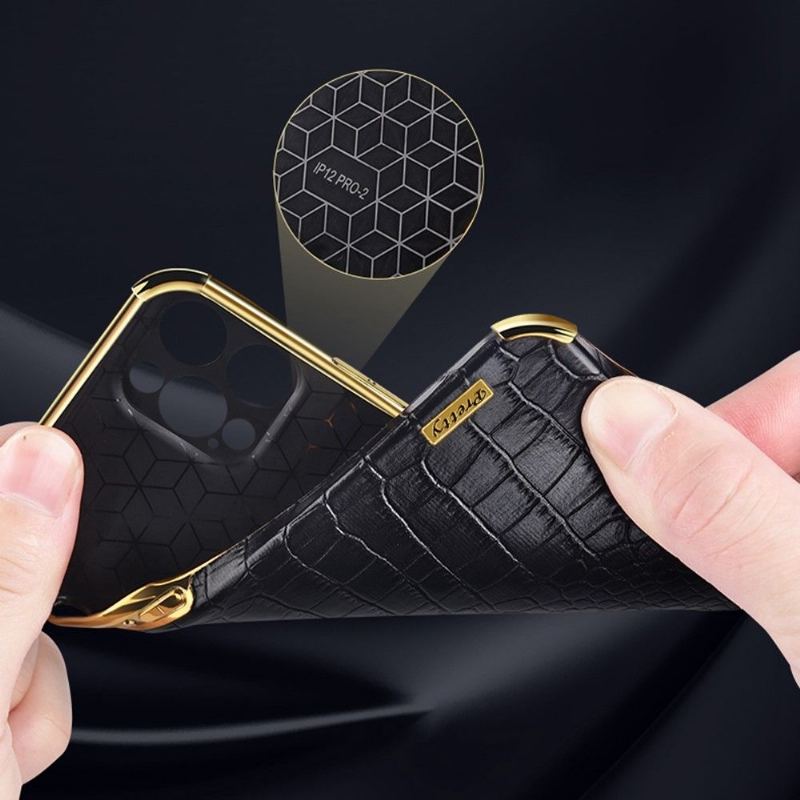 Etui do Realme GT Neo 3 Croc Efekt Z Pierścieniem