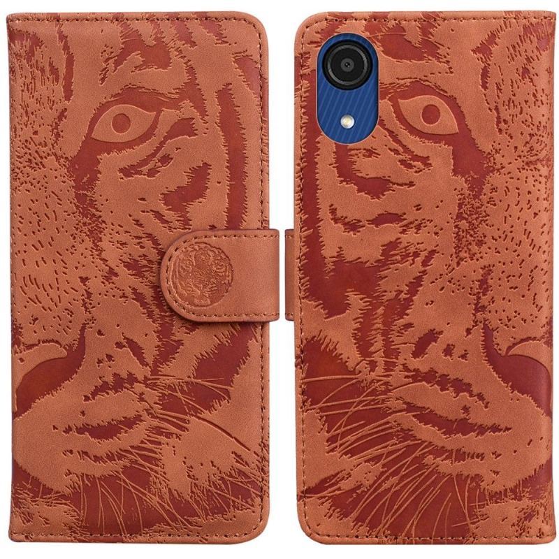 Etui do Samsung Galaxy A03 Core Exbossed Tiger