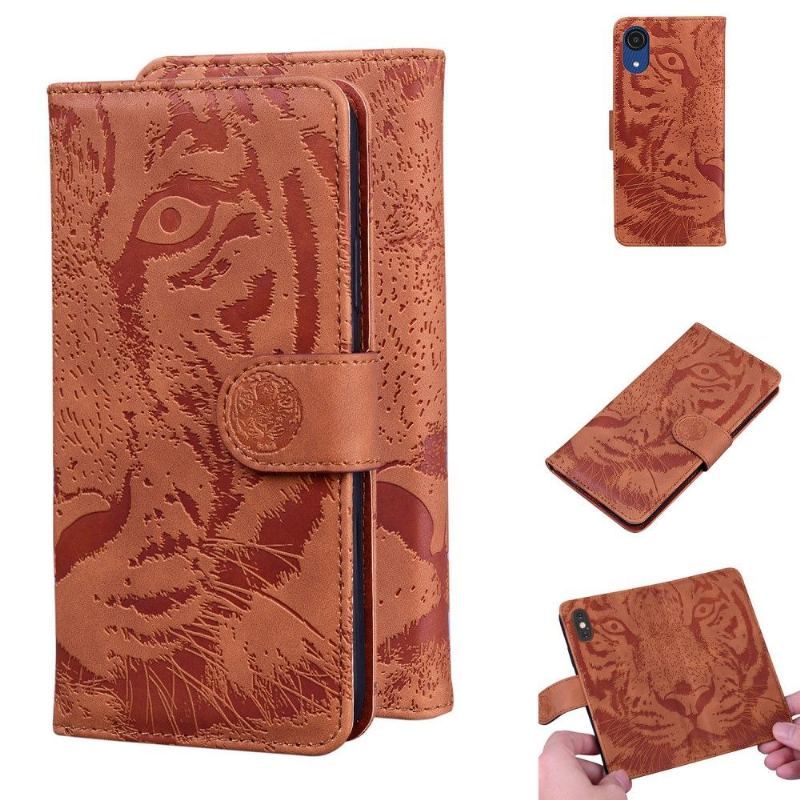 Etui do Samsung Galaxy A03 Core Exbossed Tiger