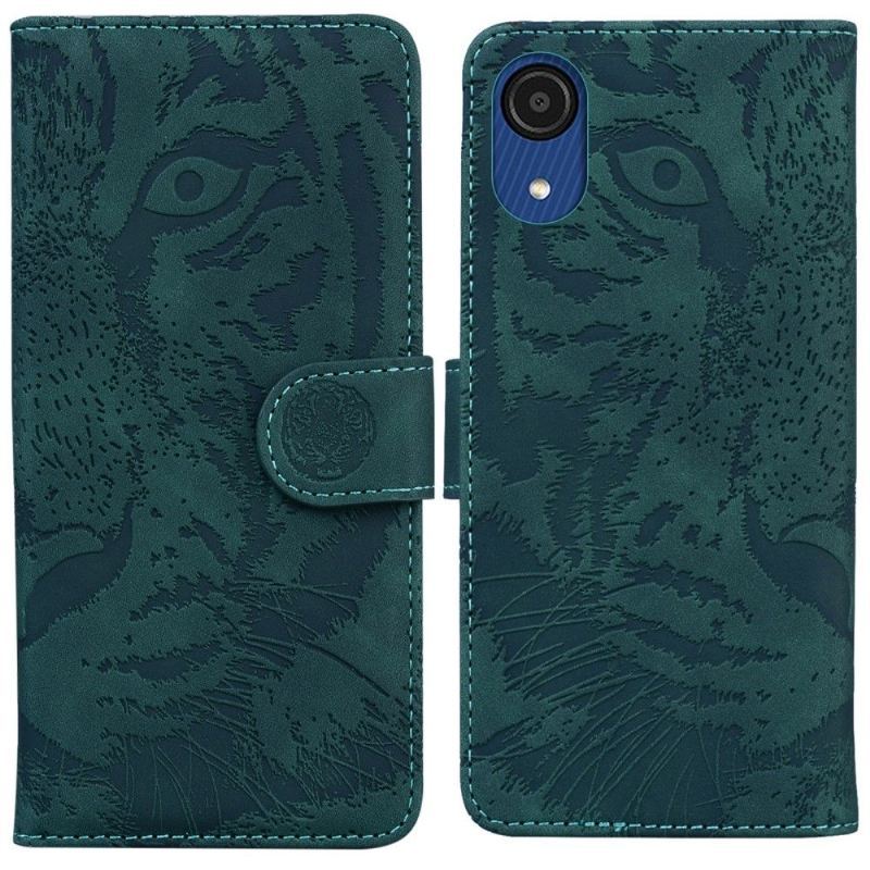 Etui do Samsung Galaxy A03 Core Exbossed Tiger