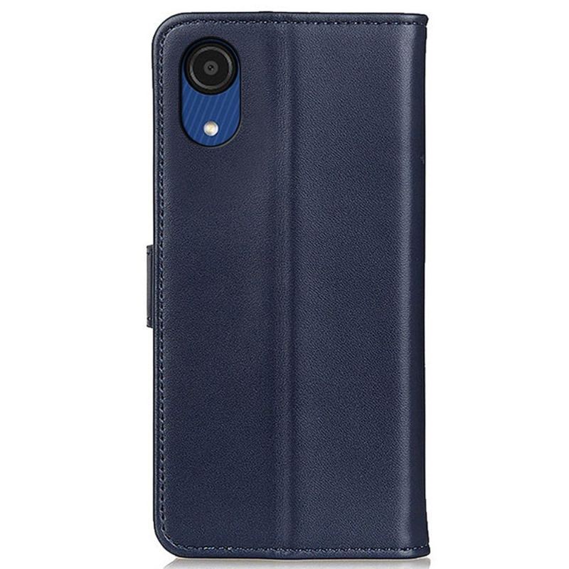 Etui Folio do Samsung Galaxy A03 Core Classic Basic Sztuczna Skóra