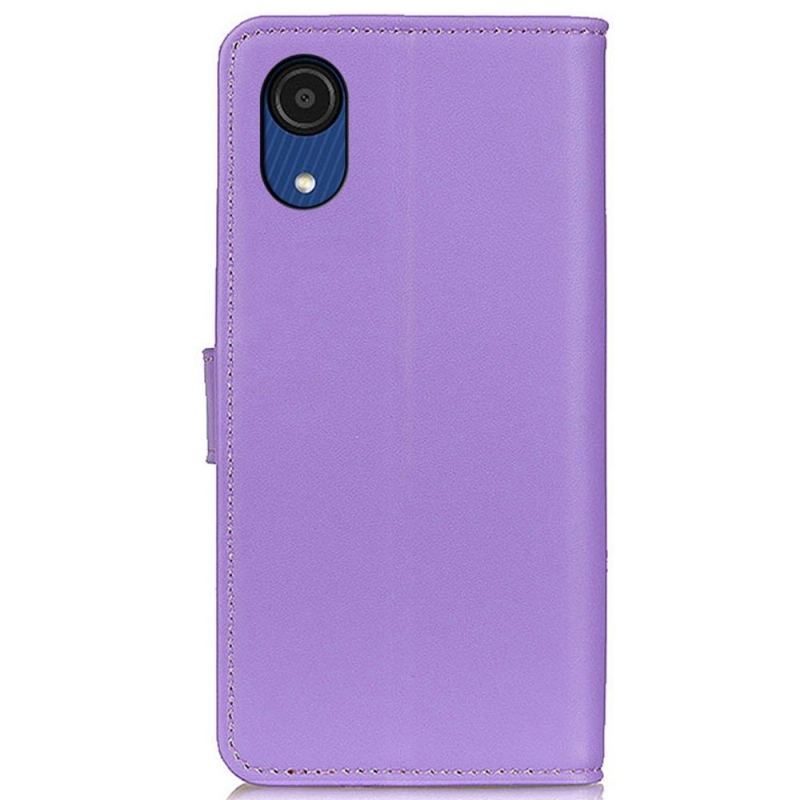 Etui Folio do Samsung Galaxy A03 Core Classic Basic Sztuczna Skóra