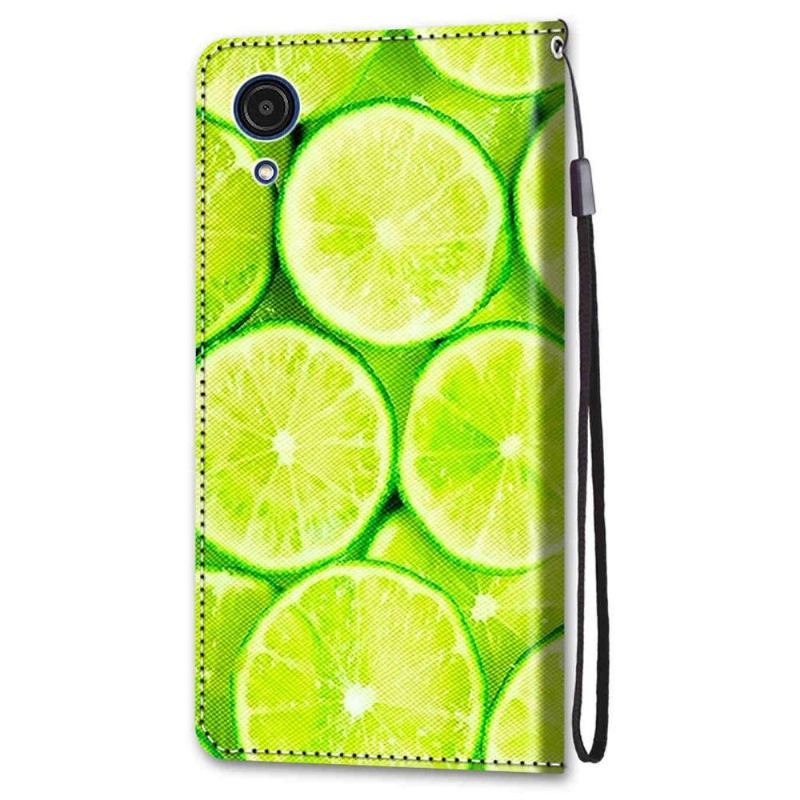 Etui Folio do Samsung Galaxy A03 Core Classic Cytryna