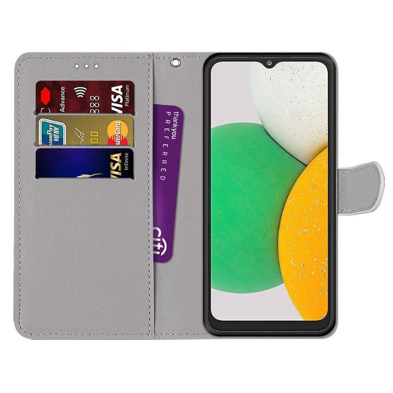 Etui Folio do Samsung Galaxy A03 Core Czerwona Róża