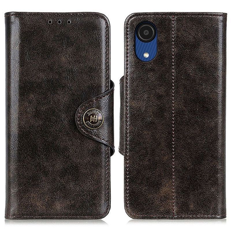 Etui Folio do Samsung Galaxy A03 Core Khazneh Design Essential