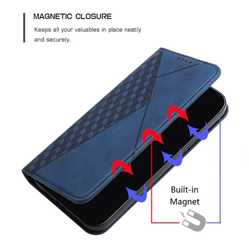 Etui Folio do Samsung Galaxy A03 Core Obrzeża Cube Geometria