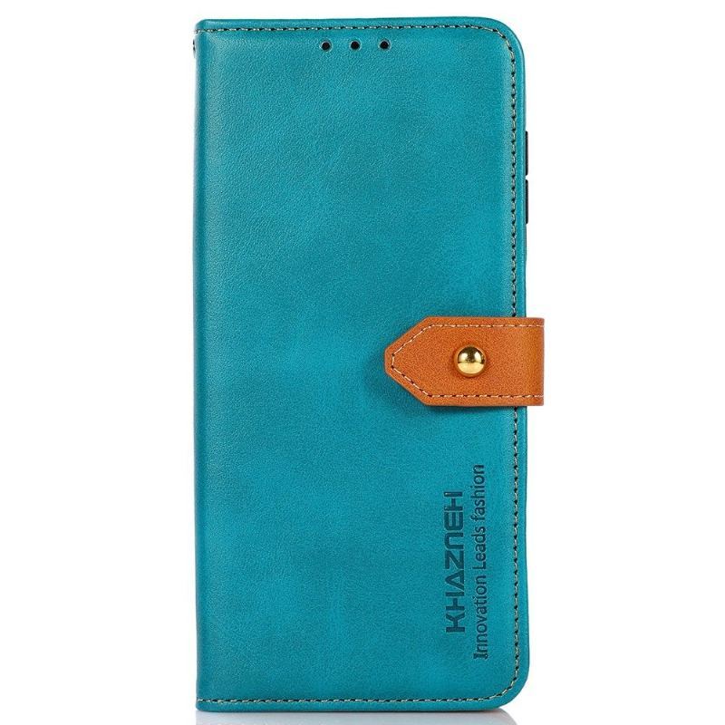 Etui Folio do Samsung Galaxy A03 Core Obrzeża Khazneh Bicolor Sztuczna Skóra