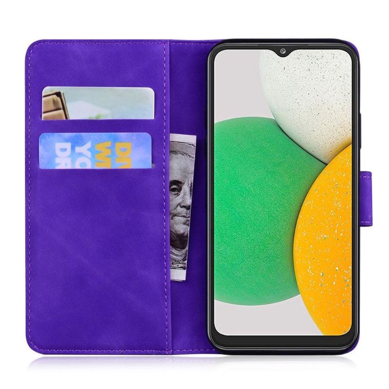 Etui Folio do Samsung Galaxy A03 Core Obrzeża Romane Miękki Dotyk