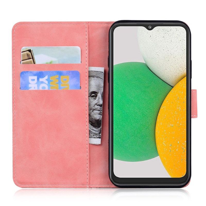 Etui Folio do Samsung Galaxy A03 Core Obrzeża Romane Miękki Dotyk