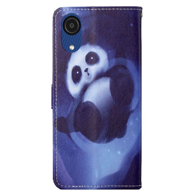 Etui Folio do Samsung Galaxy A03 Core Panda