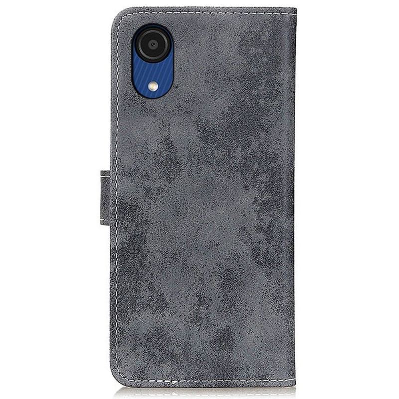 Etui Na Telefon Pokrowce do Samsung Galaxy A03 Core Biznes Cyrius Faux Leather Vintage