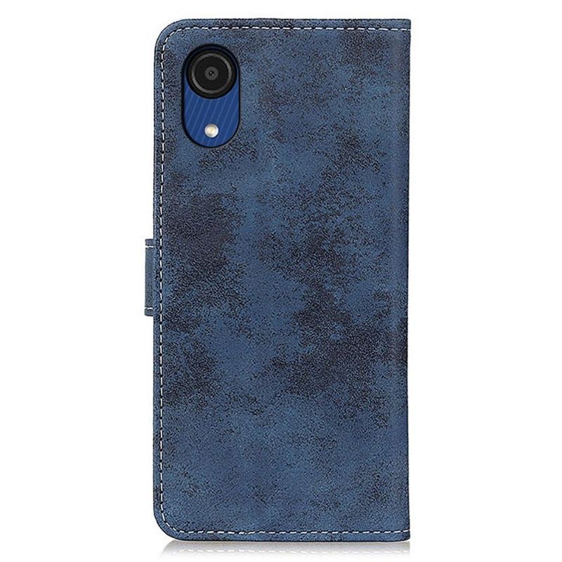 Etui Na Telefon Pokrowce do Samsung Galaxy A03 Core Biznes Cyrius Faux Leather Vintage