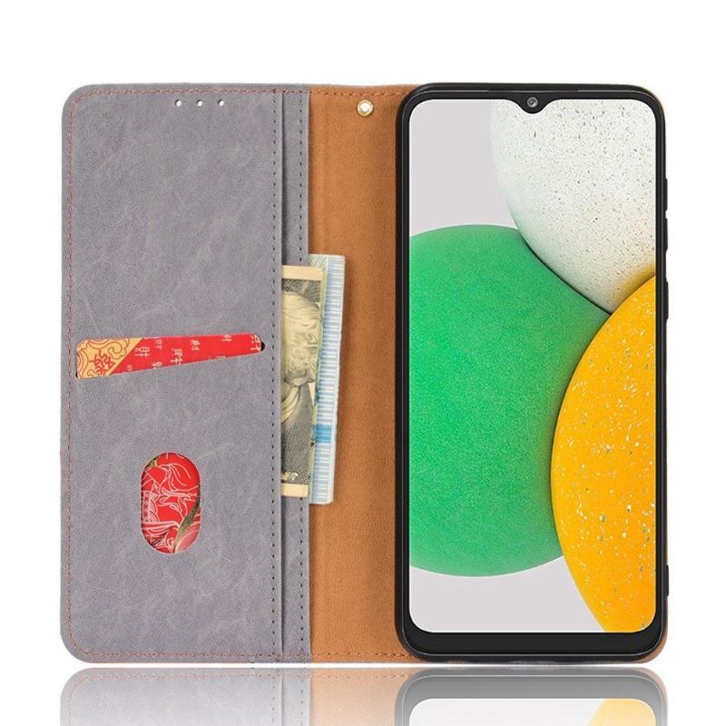 Obudowa Etui Na Telefon do Samsung Galaxy A03 Core Etui Folio Ze Sztucznej Skóry W Stylu Retro