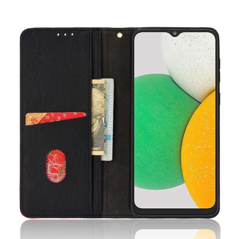 Obudowa Etui Na Telefon do Samsung Galaxy A03 Core Etui Folio Ze Sztucznej Skóry W Stylu Retro