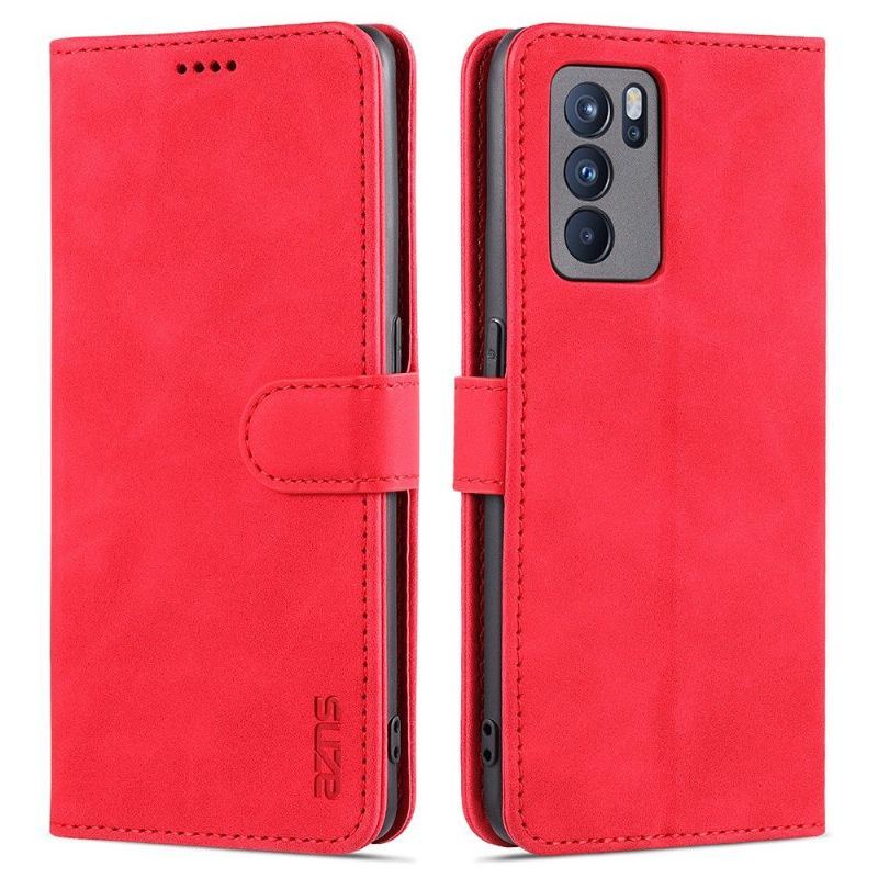 Case do Oppo Reno 6 5G Etui Folio Azns Posiadacz Karty