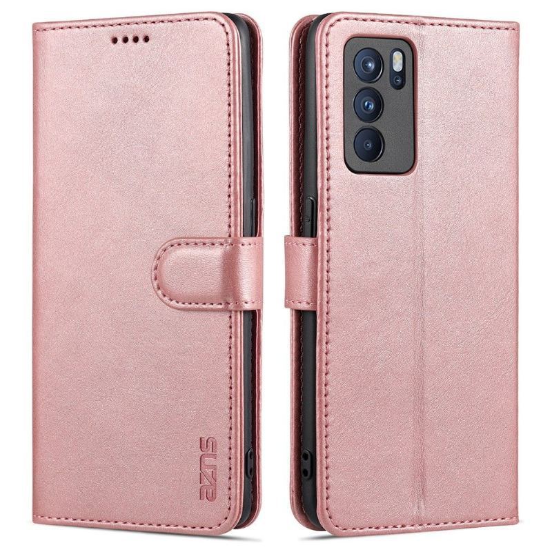 Case do Oppo Reno 6 5G Etui Folio Azns Posiadacz Karty