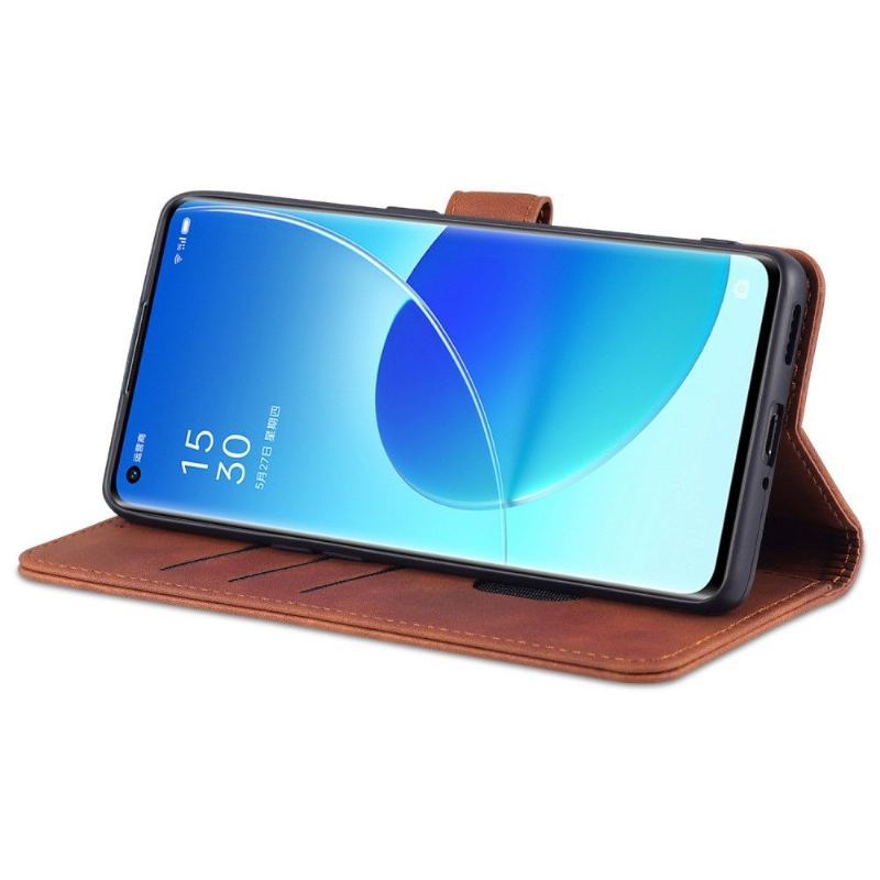 Case do Oppo Reno 6 5G Etui Folio Azns Posiadacz Karty