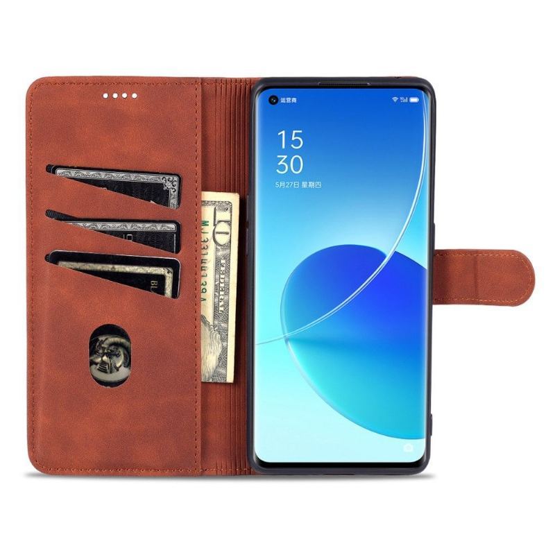 Case do Oppo Reno 6 5G Etui Folio Azns Posiadacz Karty