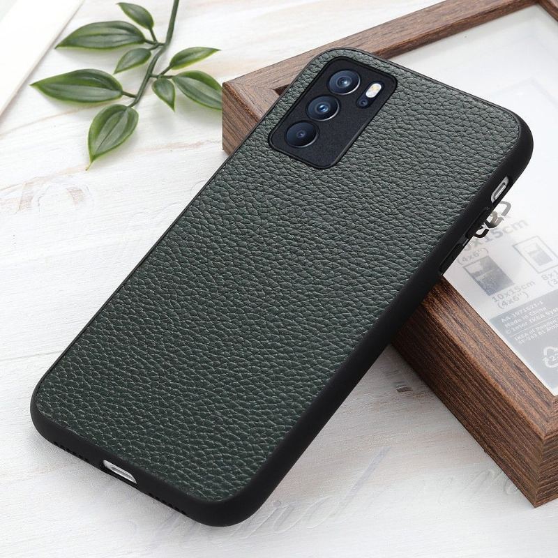 Etui do Oppo Reno 6 5G Anti-fall Skóra Ziarnista