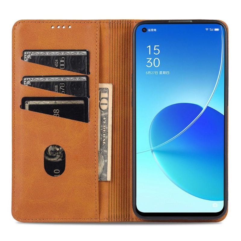 Etui do Oppo Reno 6 5G Portfel Azns Sztuczna Skóra