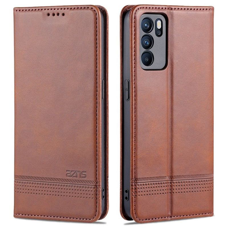 Etui do Oppo Reno 6 5G Portfel Azns Sztuczna Skóra